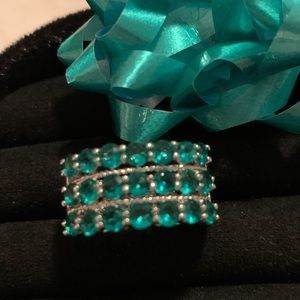 Exquisite Green Topaz Ring